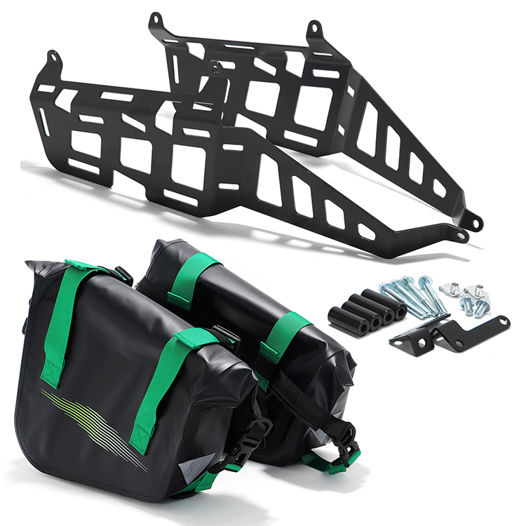 [Only B2B]Motorcycle PVC Side Bag and Bracket Set For Yamaha Tenere 700 2019 - 2023