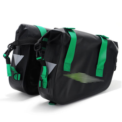 Custom PVC Waterproof Motorcycle Side Bag Pannier Side Luggage Universal 