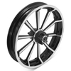 [MOQ 200] Gloss Black Motorcycle 10 Spokes Front Wheels for Harley Davidson