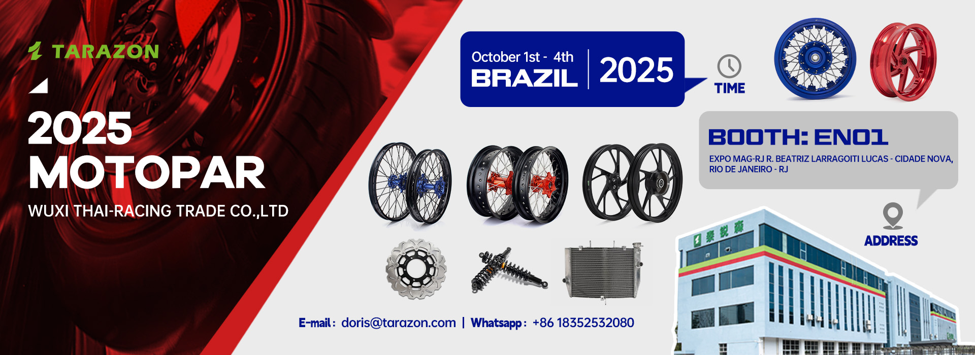 TARAZON at 2025 MOTOPAR – Meet Us in Brazil!