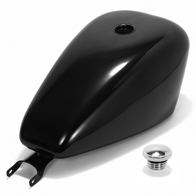 Black Motorcycle Gas Tank for Harley Sportster XL Models 2007-2023