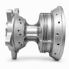 [Factory Wholesale] Heavy-Duty Front & Rear Motorcycle Wheel Hubs with Spokes and Nipples Kit Set 