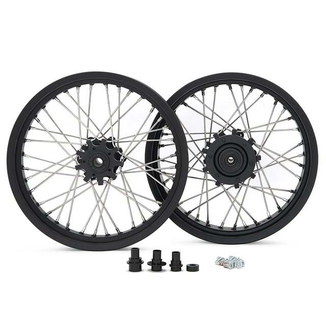 Motorcycle Spoke Wheel Rims Set For Husqvarna Svartpilen 401 / KTM Duke 390