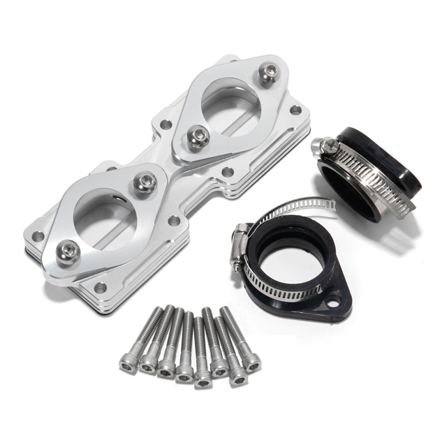 Billet Intake Manifolds Kit 26mm 28mm 33mm 34mm 35mm Carbs Carburetors Yamaha Banshee 350