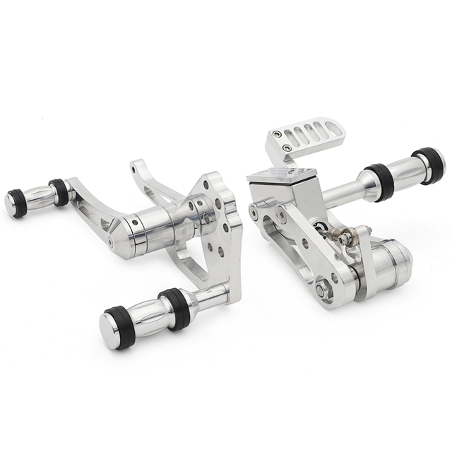 For Harley Davidson Softail 84-99 Polished Billet Aluminum Motorcycle Forward Controls 