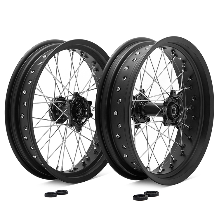Dirt eBike 17*3.5 17*4.25 Front and Rear Wheel Rim Set for Surron Ultra Bee