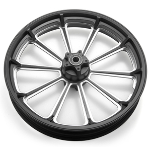 [MOQ 200] Motorcycle Milling 10 Spokes Front Wheels for Harley