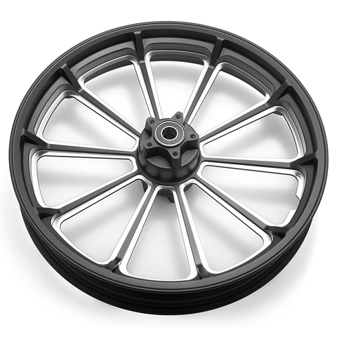 [MOQ 200] Motorcycle Milling 10 Spokes Front Wheels for Harley