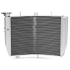 Motorcycle Water Cooling Radiator for Suzuki GSXR600 / GSXR750 2004-2005