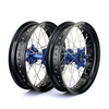 For Yamaha KTM Honda Kawasaki Suzuki Supermoto Spoke Wheel Rim Sets 