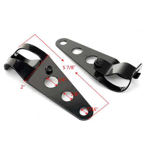 Universal Motorcycle Headlight Mounting Fork Bracket For Harley Davidson