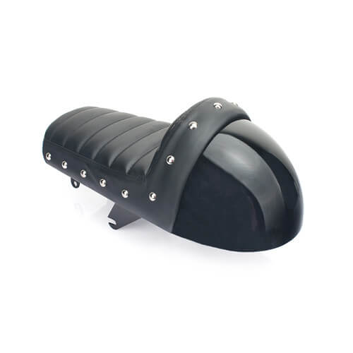 Retro Hump Styling Motorcycle Cafe Racer Leather Seat