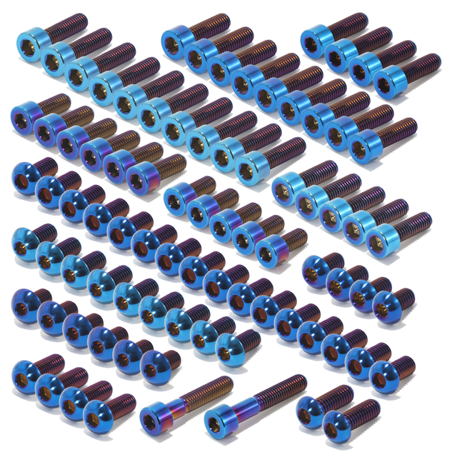 Titanium Full Complete Screws Bolts Set for Sur-ron Light Bee X / Segway X160 X260