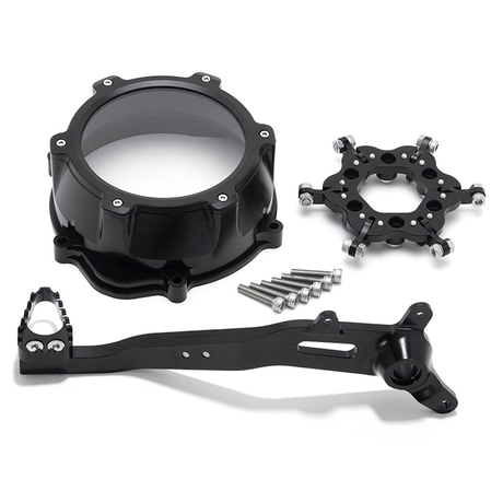 ATV Clutch Cover Lockout Clutch and Brake Lever Set for Honda TRX 450 ER 2004-2014
