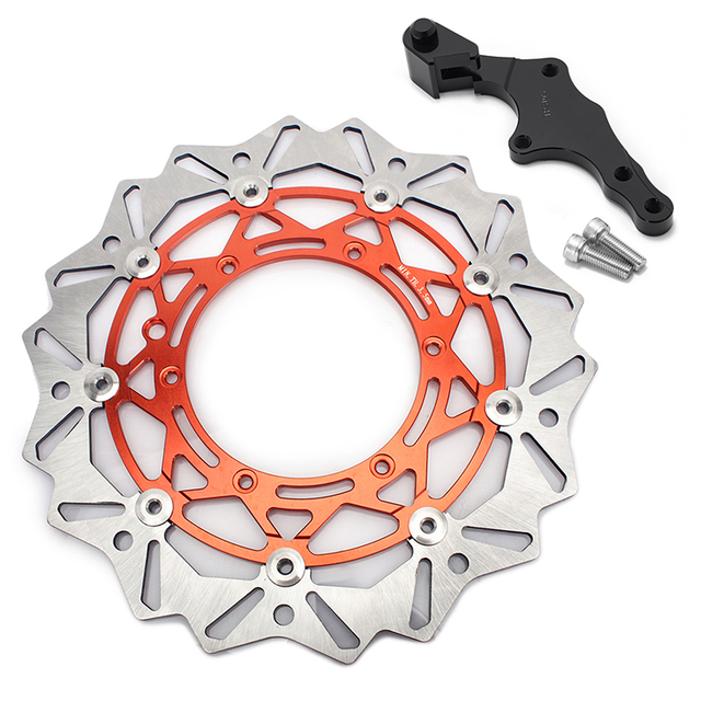 320mm Oversize Brake Disc Rotor & Caliper Adapter Bracket for GASGAS EC 250 / 300 / 350 2021-UP