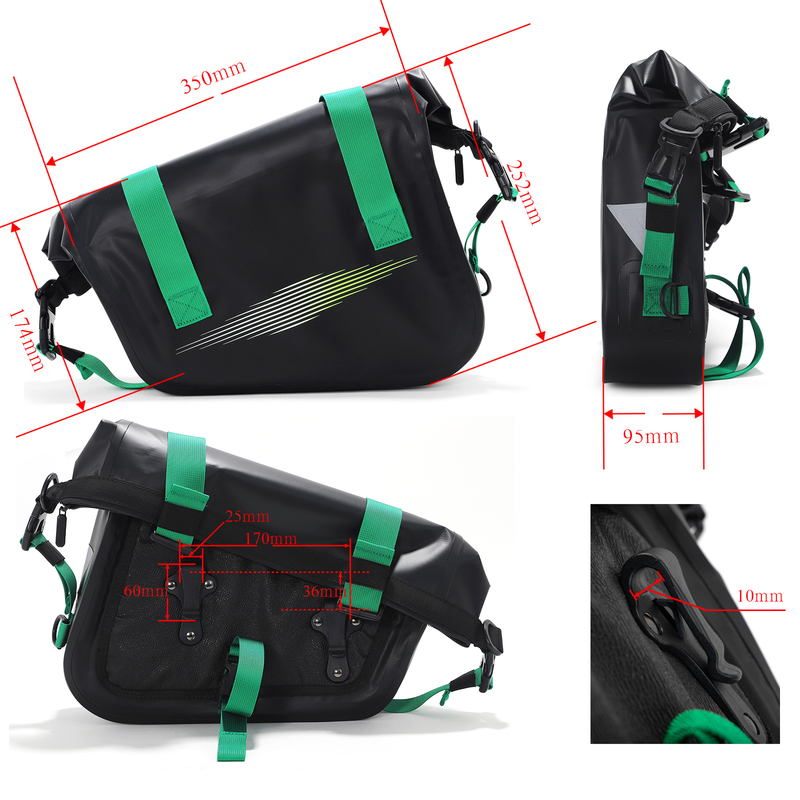 Wholesale Universal Soft Saddlebags Lateral Cases Saddle Cases PVC Waterproof 