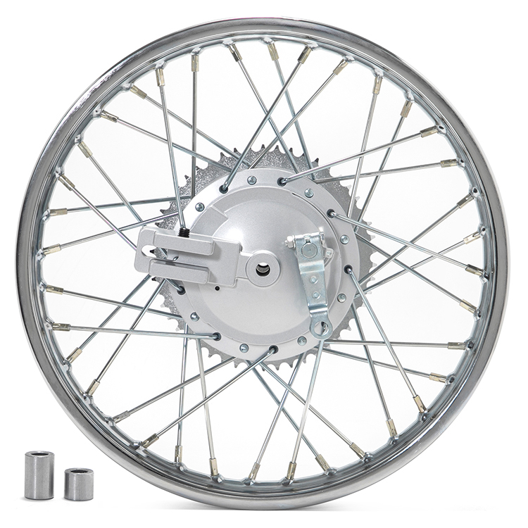 [B2B]16 Inch Complete Wheels with Brakes & Sprocket for Honda CRF 100F 2004-2013/XR 100R 1985-2004
