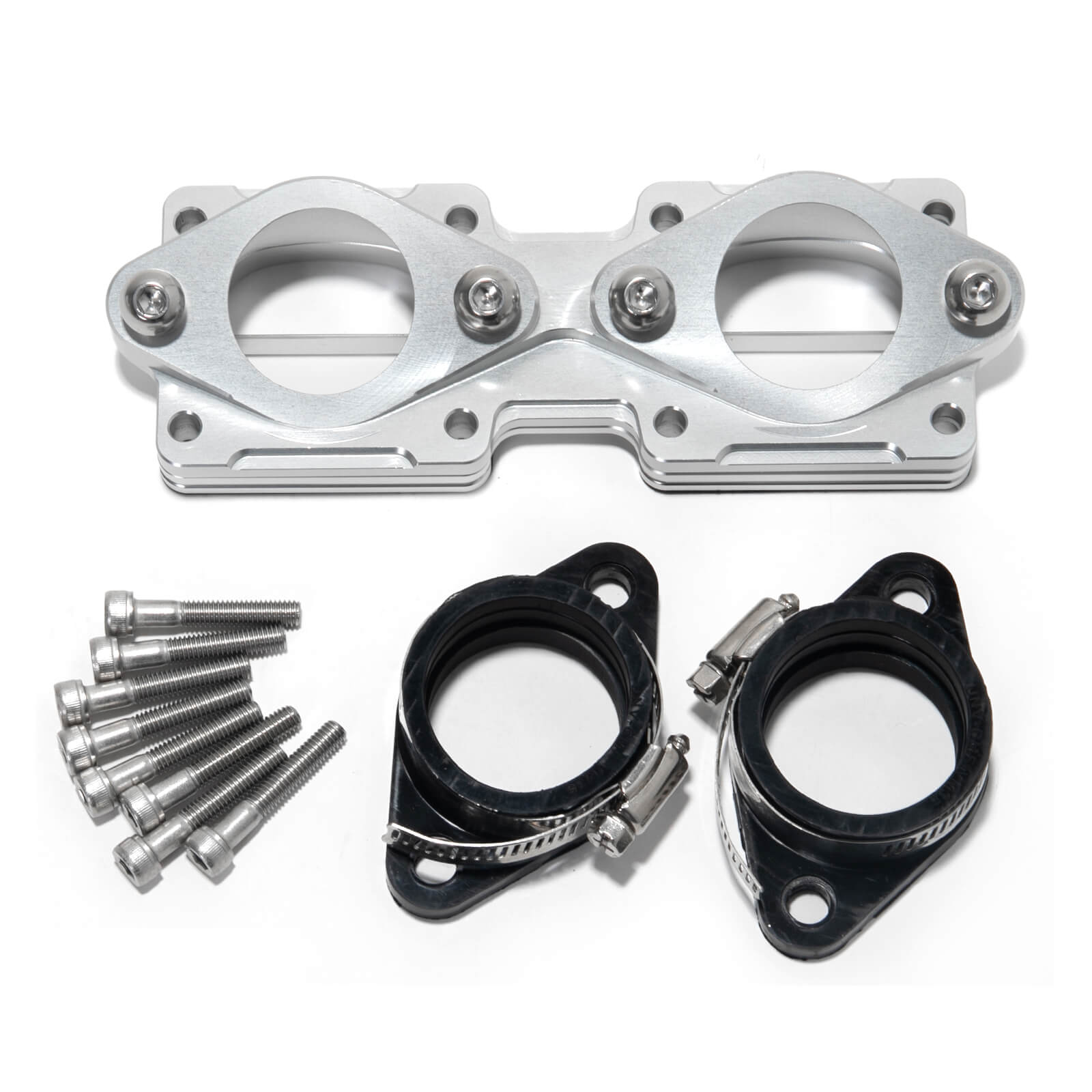 thumbnail image 2 of Tarazon Billet Intake Manifold Boots Kit For Yamaha Banshee 350 YFZ350 (Fits 38/39/41mm Carbs) 2 of 6