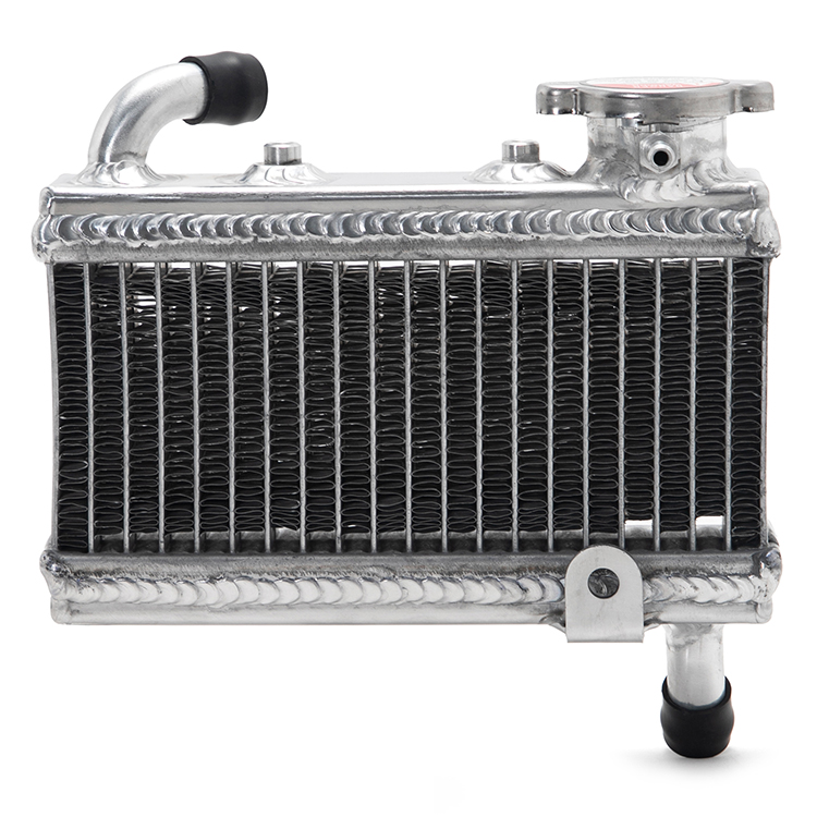 Polished Aluminum Radiator For KTM 50 SX, SXS, Mini (2012-2023) - 100% Leak Tested, 1 Year Warranty