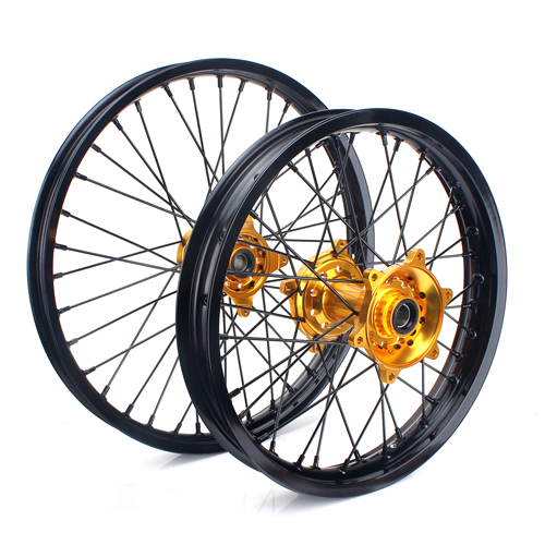 For Suzuki Kawasaki Yamaha KTM Honda Dirt Bike Spoke Wheels Rim Sets 