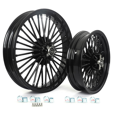 B2B Motorcycle Front Rear Dual Disc Wheels for Harley Davidson Softail Dyna Touring VRSC