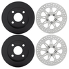 Cast Iron Front Rear Brake Disc Rotor Set for Harley TRIKE FLHTCUTG Glide Ultra Classic Trike 2009-2013
