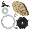 Motorcycle Chain Drive Conversion Kit For Harley Touring Twin Cam and M8 2009-Up 