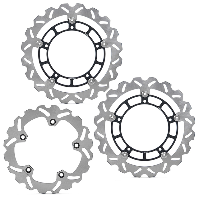 Custom Motorcycle 2*Front and 1*Brake Disc for APRILIA Tuareg 660 2022-UP