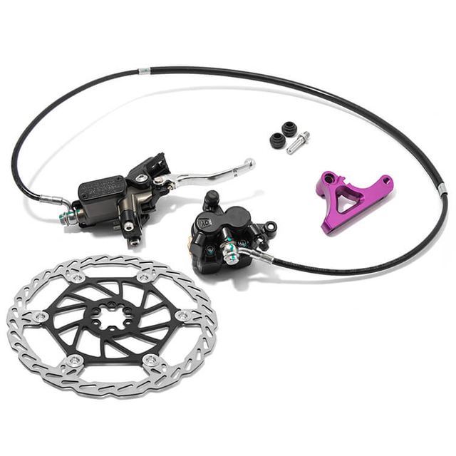 Front Rear Brake Lever Rotor Caliper Kit For Sur-ron Light Bee X