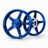 3-Piece Motorcycle Alloy Wheel Rim Set with Rear Sprocket & Drum Brake Cover Kit - B2B Custom & Bulk Supply
