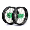 For Yamaha KTM Honda Kawasaki Suzuki Supermoto Spoke Wheel Rim Sets 