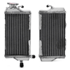 Custom Dirt Bike Left & Right Aluminum Radiator For HONDA CR 125R 2000-2001