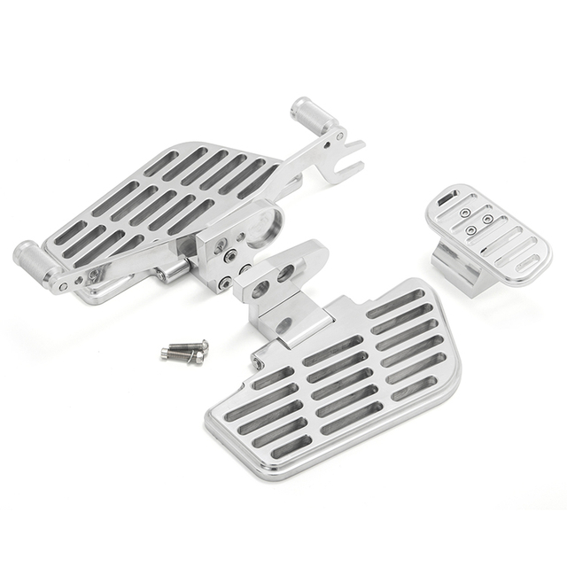 Motorcycle Aluminum Driver Floorboard Footpeg Kit for Honda GL1800 Goldwing F6B 2001-Up
