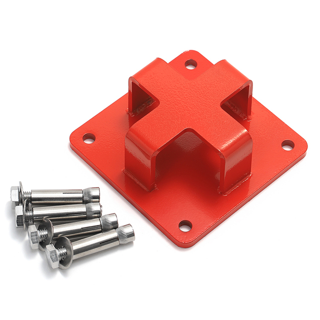 Motorcycle Carbon Steel Security Ground Anchor Fit for Sport / Off-Road / Street Bike 