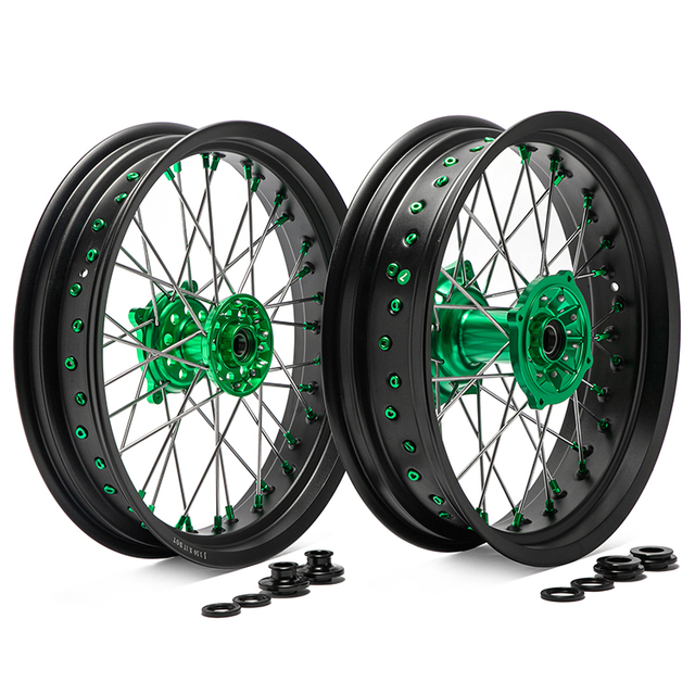 Motorcycle Spoked Alloy Wheels for Derbi Senda And DRD Aprilia RX And SX Gilera SMT Et RCR Rieju MRT