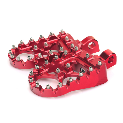 Aftermarket Anodized Aluminum Wide Foot Pegs Motorcycle 