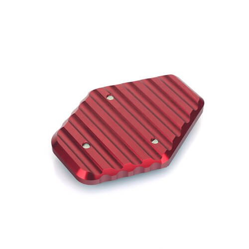 CNC Billet Anodized Aluminum Motorcycle Kickstand Pad