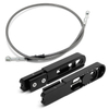 4.5"-9" Motorcycle Swingarm Extension Brake Line Kit for Kawasaki Ninja ZX9-R 2002-2003 / ZX12R 2000-2005 