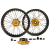 17" Front Rear Wheel Rim Hub Set for Suzuki Dual-sport Motorcycle
