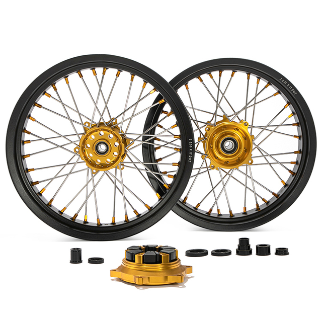 17" Front Rear Wheel Rim Hub Set for Suzuki Dual-sport Motorcycle