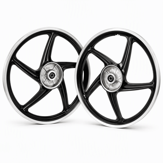 Aluminum Sport Wheel Rims Set for Honda Wave 110 / Wave 110s with Front Disc Rear Drum Set - B2B Custom & Bulk Supply