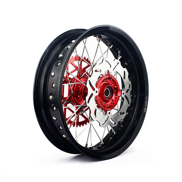 Dual-sport Supermoto Spoke Wheel Rim Sets for Kawasaki Suzuki Yamaha KTM Honda 