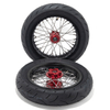 Supermoto Spoke Wheel Tire Sets for Sur-Ron/Segway/Talaria