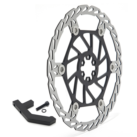 220mm Oversize Front Brake Disc Rotor & Bracket for Sur-ron Light Bee X / Segway / Talaria Sting with DNM/KKE/Fast Shock Absober