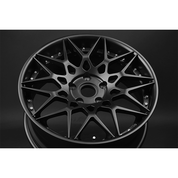 Custom 2 Piece Forged Alloy Car Wheel For Porsche 718 Boxster Cayman