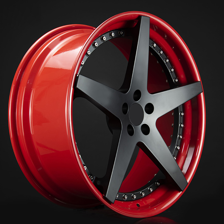 Custom 2 Piece Forged Alloy Car Wheel For Land Rover Range Rover Evoque