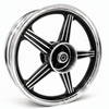 3-Piece Motorcycle Alloy Wheel Rim Set with Rear Sprocket & Drum Brake Cover Kit - B2B Custom & Bulk Supply
