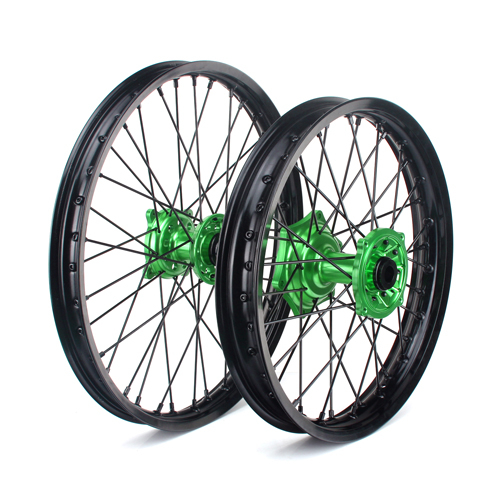 For Honda Kawasaki Suzuki Yamaha KTM Enduro Spoke Wheels Rim Sets 