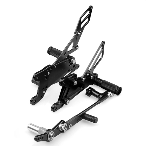  Smooth Movement Knurled Adjustable Rearsets Motorcycle