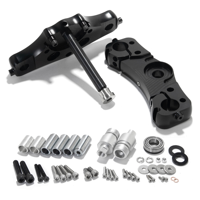 Motorcycle Triple Tree 6 Degree Raked For for Harley Davidson Touring 21'' 23'' Front Wheel